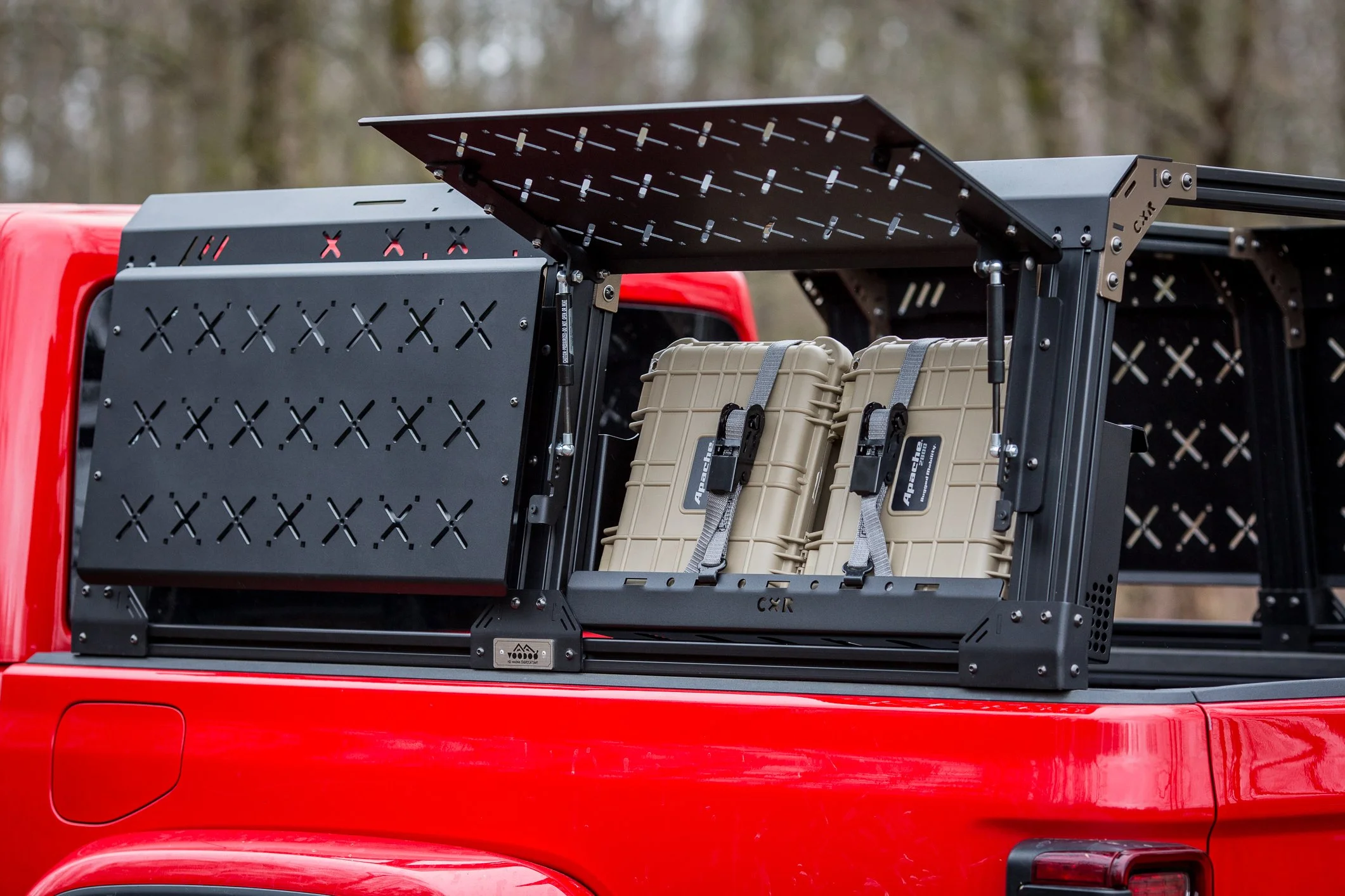 Modular Truck Bed Rack Pelican Case Holder — KB Voodoo Fabrications